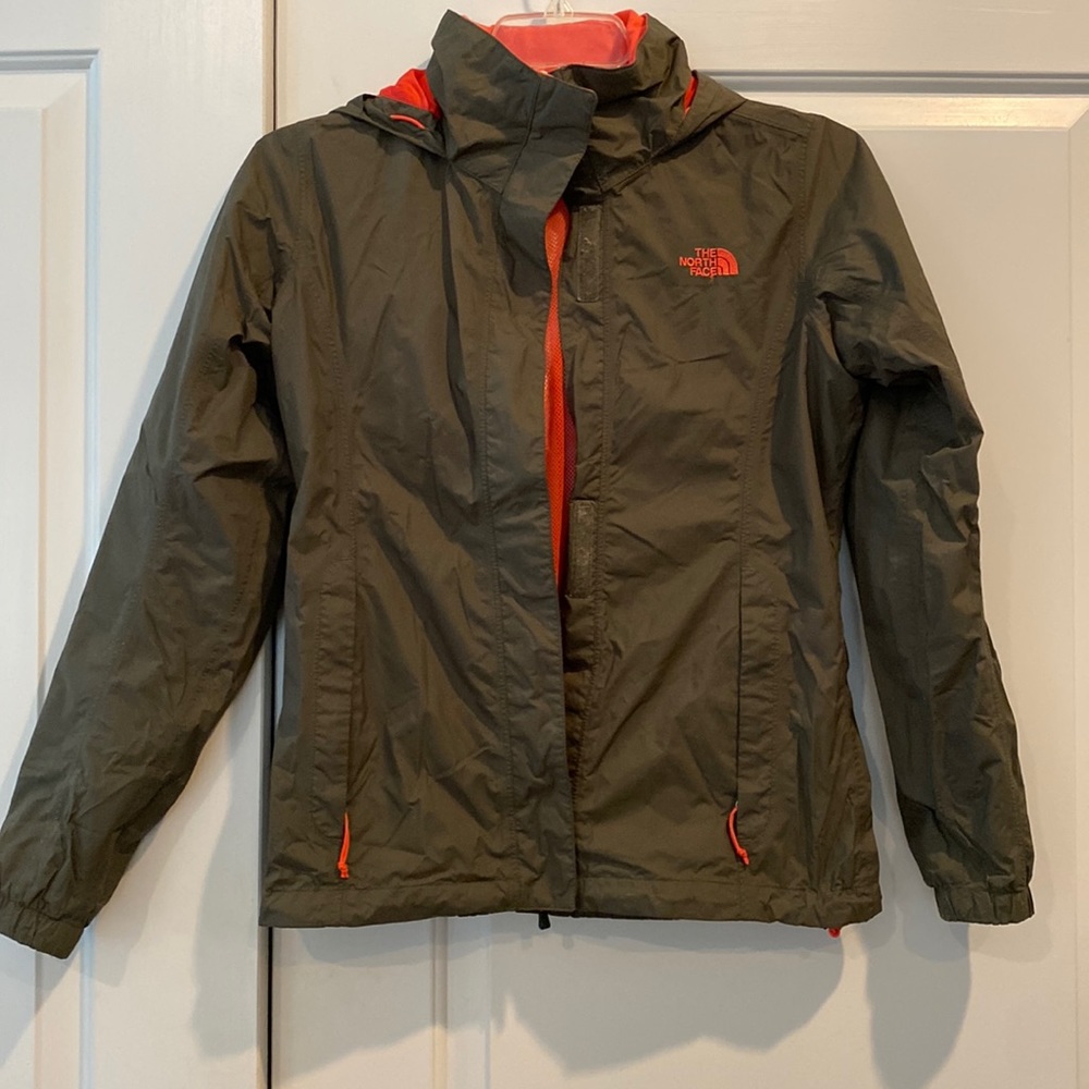 North face rain coat